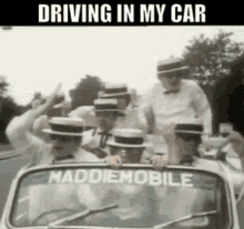 Madness Driving In My Car GIF - Madness Driving In My Car Ska GIFs