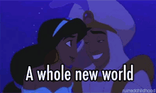 aladdin jasmine love sky a whole new world