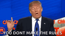 Trump No GIF - Trump No Youdontmaketherules GIFs