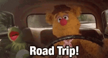Kermit Road Trip GIF - Kermit Road Trip Happy GIFs