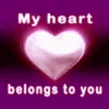 My Heart Belongs To You Love GIF - My Heart Belongs To You Heart Love GIFs