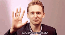 Merry Christmas Tom Hiddleston GIF - Merry Christmas Tom Hiddleston GIFs