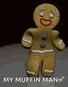 Gingerbread Man Dancing GIF - Gingerbread Man Dancing My Muffin Man GIFs