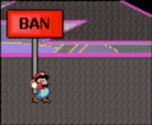 Ban Banned GIF - Ban Banned Mario GIFs