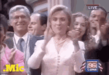 Hillary Clinton Clappying GIF - Clapping Yay Excited GIFs