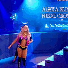 Alexa Bliss Nikki Cross GIF - Alexa Bliss Nikki Cross Entrance GIFs