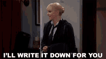 Ill Write It Down For You Christy GIF - Ill Write It Down For You Christy Anna Faris GIFs