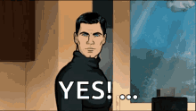 Archer Stirling GIF - Archer Stirling Point Out GIFs