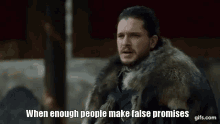 Jon Snow Game Of Thrones GIF - Jon Snow Game Of Thrones False Promises GIFs