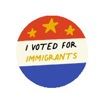 I Voted For Immigrants Illegal Aliens Sticker - I Voted For Immigrants Immigrants Illegal Aliens Stickers
