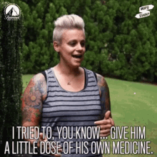 Give Him A Dose Of His Own Medicine Taste Own Medicine GIF - Give Him A Dose Of His Own Medicine Taste Own Medicine Relax GIFs