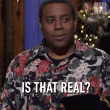 Is That Real Kenan Thompson GIF - Is That Real Kenan Thompson Saturday Night Live GIFs
