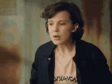 Stressed - Millie Bobby Brown X Converse Gif GIF - Milly Bobby Brown First Day Feels Converse GIFs