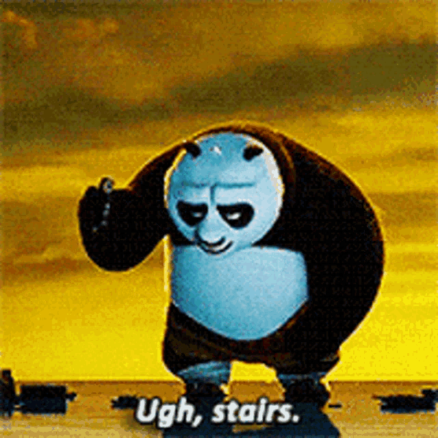 Kung Fu Panda Stairs