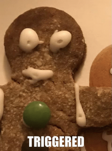 Gingerbread Triggered GIF - Gingerbread Triggered Madda - Discover & Share  GIFs