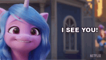 I See You Izzy Moonbow GIF - I See You Izzy Moonbow My Little Pony A New Generation GIFs