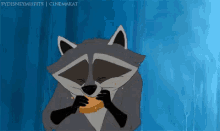 Biscuit GIF - Biscuit Raccoon Food GIFs