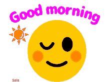 Good Morning Wink GIF - Good Morning Wink Smiley GIFs