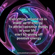 energy positive things attraction positive energy
