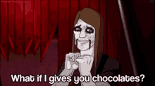 Metalocalypse I Give You Chocolates GIF - Metalocalypse I Give You Chocolates GIFs