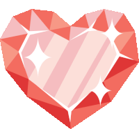Ruby Heart Joypixels Sticker - Ruby Heart Heart Joypixels Stickers