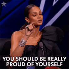 You Should Be Really Proud Of Yourself Alesha Dixon GIF - You Should Be Really Proud Of Yourself Alesha Dixon Britains Got Talent GIFs