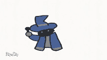 blue idle wizard fnf blue idle wizard fnf