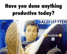 Doctor Who Have You Done Anything Productive GIF - Doctor Who Have You Done Anything Productive Nothing GIFs