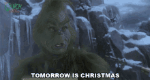 Tomorrow Is Christmas Its Practically Here The Grinch GIF - Tomorrow Is Christmas Its Practically Here The Grinch Jim Carrey GIFs