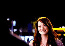 emma stone thumbs up right on crazy stupid love