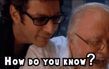 How Do You Know GIF - Youknow Howdoyouknow Jurassicpark GIFs