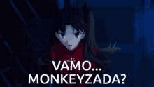 Vamo Monkeyzada Rin Tohsaka GIF - Vamo Monkeyzada Rin Tohsaka Fate Series GIFs