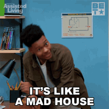 Its Like A Mad House Out There Phillip GIF - Its Like A Mad House Out There Phillip Assisted Living GIFs