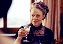 Cheers Toast GIF - Cheers Toast Maggie Smith GIFs