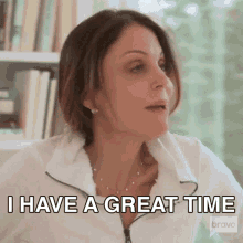 I Have A Great Time Real Housewives Of New York GIF - I Have A Great Time Real Housewives Of New York Rhony GIFs
