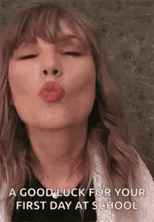 Taylor Swift Kiss GIF - Taylor Swift Kiss Pout GIFs