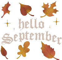Chiaralbart Hello September Sticker - Chiaralbart Hello September September Stickers