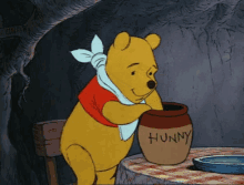 Pooh Honey GIF - Pooh Honey Hungry GIFs