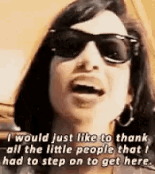 Selena Quintanilla Thank All The Little People GIF - Selena Quintanilla Thank All The Little People I Had To Step On To Get Here GIFs