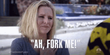 Nbc The Good Place GIF - Nbc The Good Place Fork Me GIFs