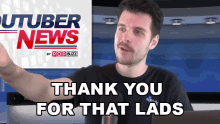 Thank You For That Lads Benedict Townsend GIF - Thank You For That Lads Benedict Townsend Youtuber News GIFs