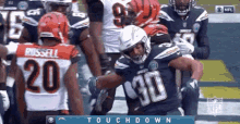 Los Angeles Chargers Touchdown GIF - Los Angeles Chargers Chargers Touchdown GIFs