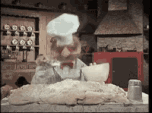 swedish chef baking muppet