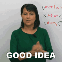 Good Idea Rebecca GIF - Good Idea Rebecca Engvid GIFs