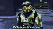 Halo Master Chief GIF - Halo Master Chief Hold On Now GIFs