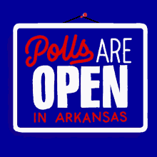 Open Sign Polls Are Open GIF - Open Sign Polls Are Open Power To The Polls GIFs