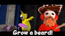 smg4 grow a beard beard teletubbies beards