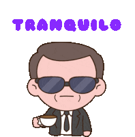 Tranquilo All T All Shade Sticker - Tranquilo All T All Shade Coffee Time Stickers