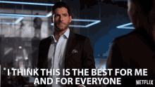 I Think This Is The Best For Me And For Everyone Tom Ellis GIF - I Think This Is The Best For Me And For Everyone Tom Ellis Lucifer Morningstar GIFs