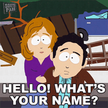 Hello Whats Your Name Mark Cotner GIF - Hello Whats Your Name Mark Cotner Linda Cotner GIFs